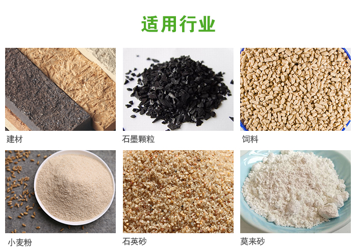 高頻振動(dòng)篩主要用于化工，建材，石墨顆粒，飼料，小麥粉，石英砂，豆?jié){，果汁等各種物料的干法、濕法篩分、分級(jí)、脫水，過濾。